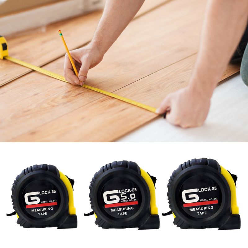 Portable High Precision Steel Tape Measure Waterproof and -proof Metric Inch Multi-specification Distance Measuring