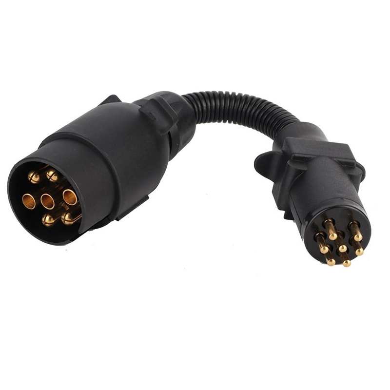 Plate Alternator Truck Generator 7-Pin AU to EU Plug Car Trailer Plugs Socket Adapter Converter Caravan Towbar Towing