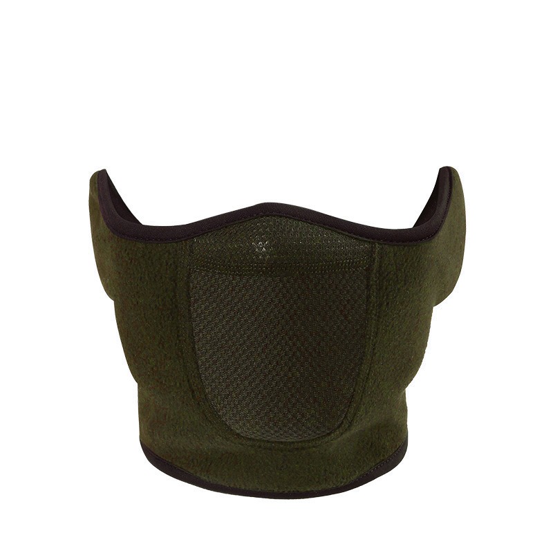 Kallt väder halsvärmare öronskydd fleece termisk halsduk mask ansiktsbandana skidåkning cykling sport snowboard vandring män kvinnor vinter