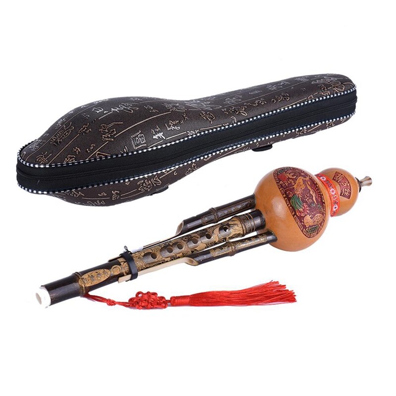 Chinese Handmade Cucurbit National Musical Instrument C Key Music Lovers Two-Tone Cucurbit: Default Title