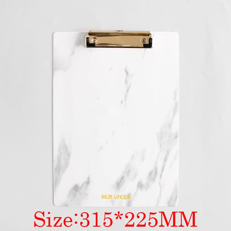 Marble A4/A5 size PP clipboard ranodm file Folder stationary board hard board Writing plate clip report office supplies JB01