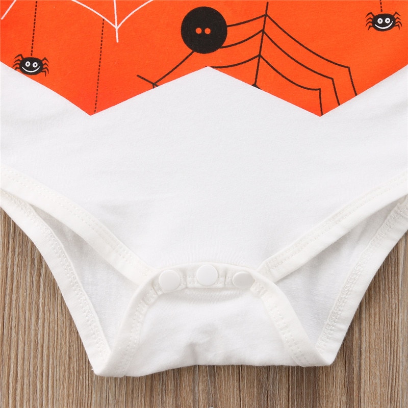 niños recién nacidos bebé niño niña pajarita araña manga corta mono traje de Halloween ropa Formal Caballero chaleco