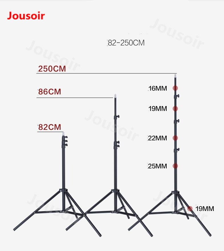 Falcon Eyes I-2501/B Fotografische Licht Staan 250Cm Lamp Stand Statief Driehoek Frame Dragende 6Kg draagbare