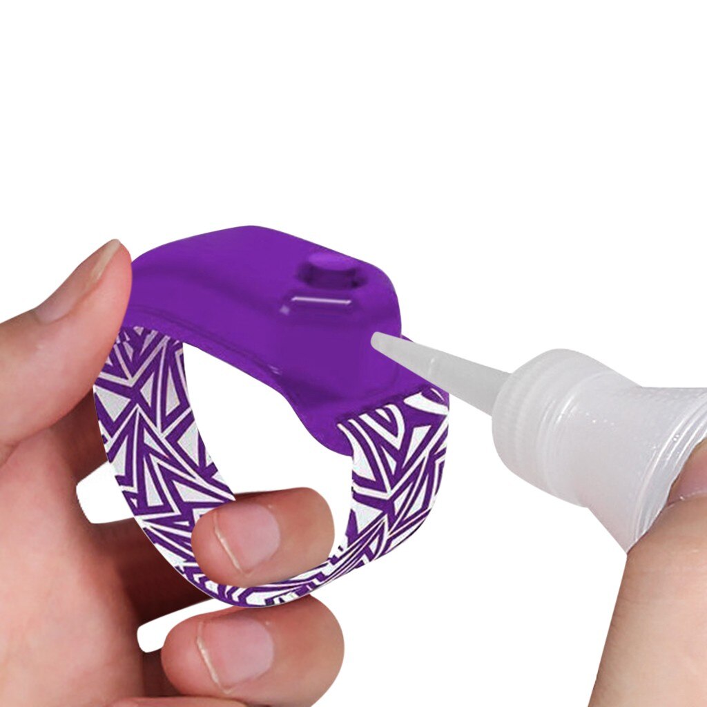 Hand Sanitizer sub-verpackung Silikon Armbinde Spender Tragbare Hand Sanitizer Spender Pulsera Gel Hidroalcoholico 10ml # M