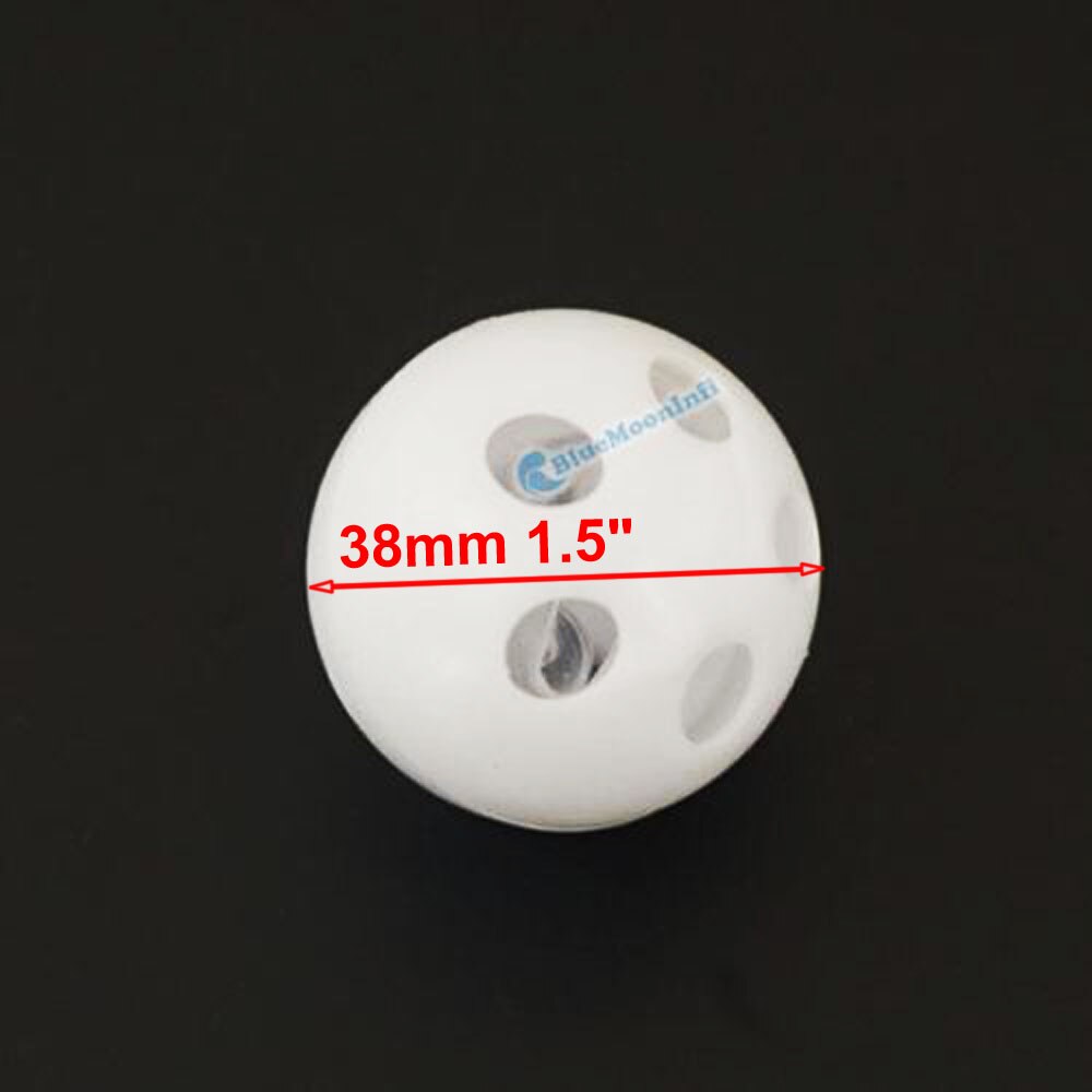 Jouet en plastique hochet rond 24mm 38mm 20/50 pièces/Lot | Bal, blanc réparation des jouets en Pet pour bébés, insertion de dispositif de bruit, pièce ronde