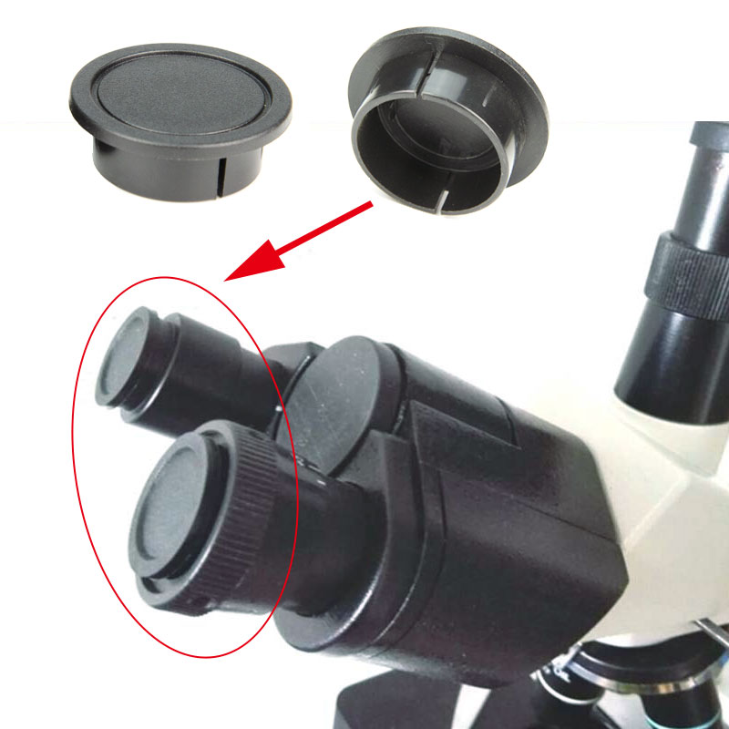 4pcs Microscope Eyepiece Dust Cover Eyepiece Tube Cap 23.2MM CCD C-Mount 25.4mm