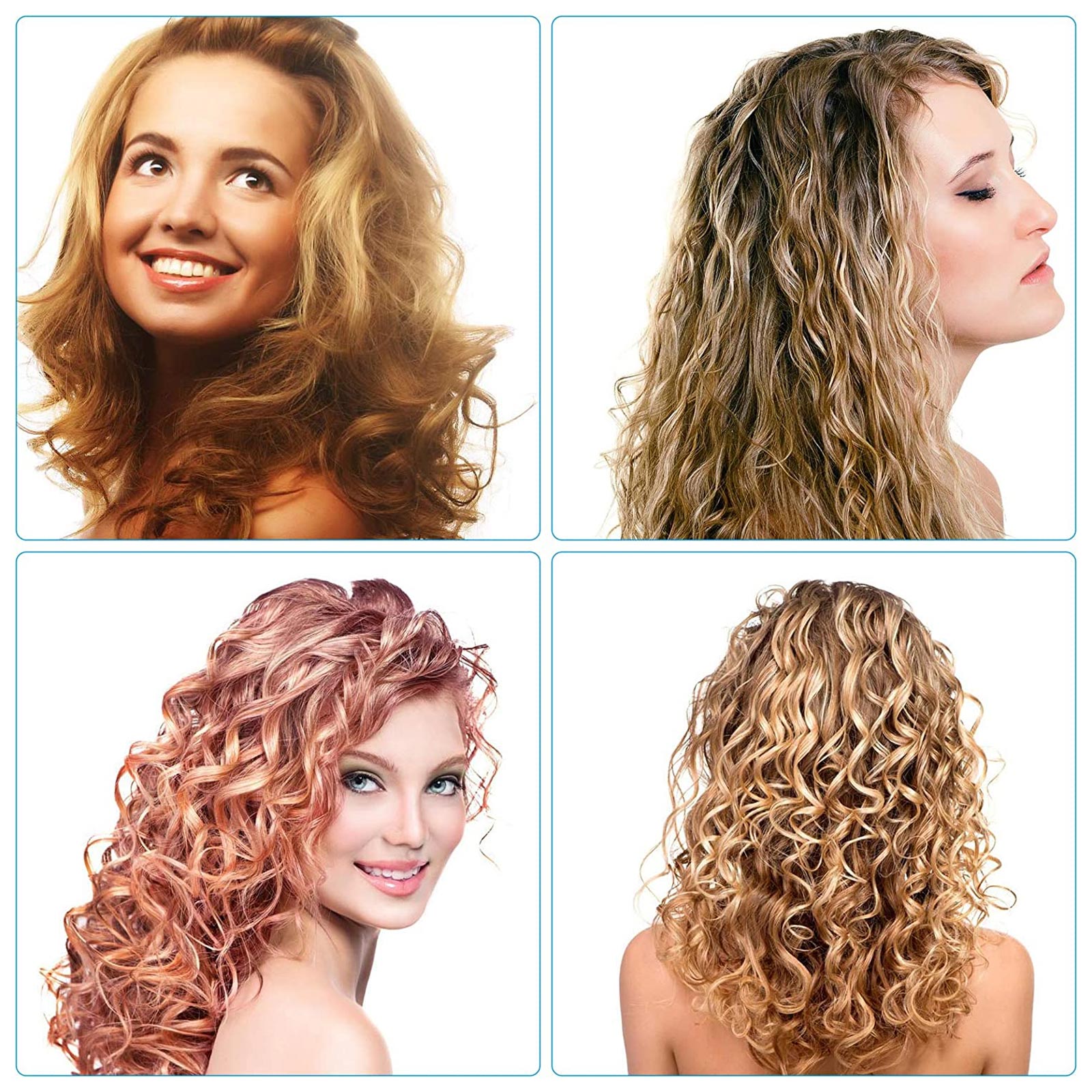 40 stücke Lange Spirale Haar Lockenwickler Keine Wärme Spirale Locken Styling Rollen Zubehör für Hause Salon DIY Haarstyling-gelee Zufällige Farben