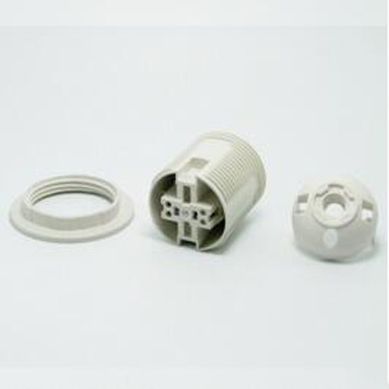 10ps/lot E27 LED Plastic lamp Holder E27 Edison screw Light Bulb socket Holder DIY E27 Socket base Lamp accessories luminaire