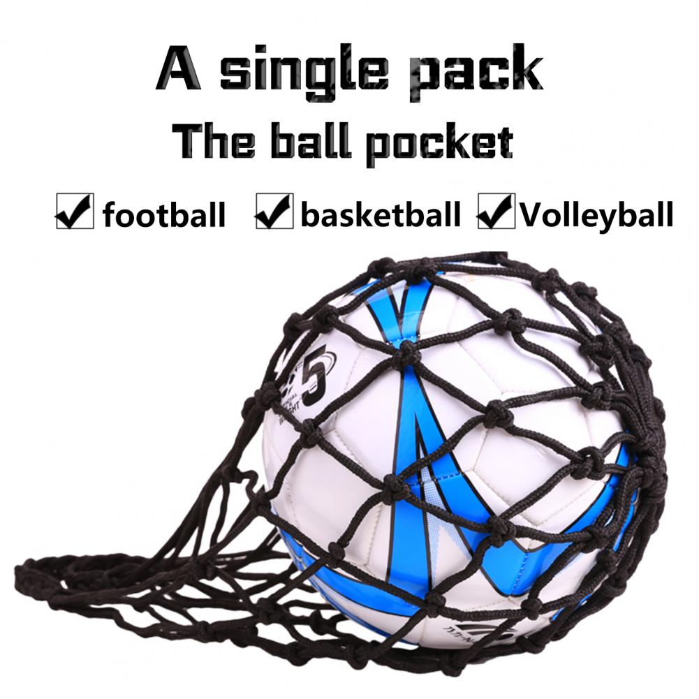 Practical net bag, bold weave, solid color ball net bag, useful and reliable net bag for football ball storage.