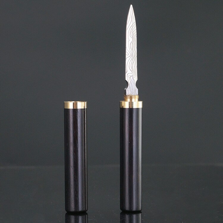 Stainless Steel Tea Knife Needle Pick With Wood Handle Puer Tea Tools Cone Needle Breaking Prying Tea Brick Tool: A