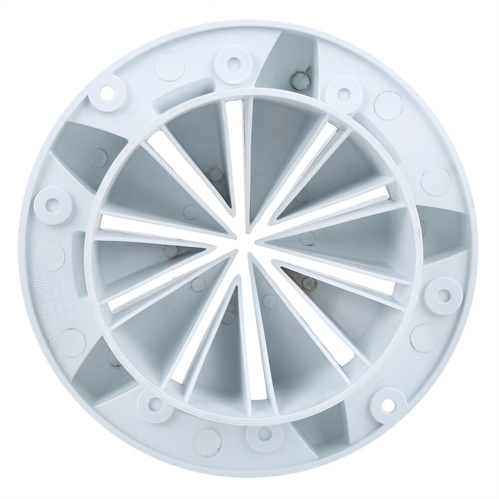 8 Inch Round Shape Anti Clip Hair Pool Main Drain Swimming Pool Accessories Fittings Main Drain Pool Anti Vortex Sump Grill