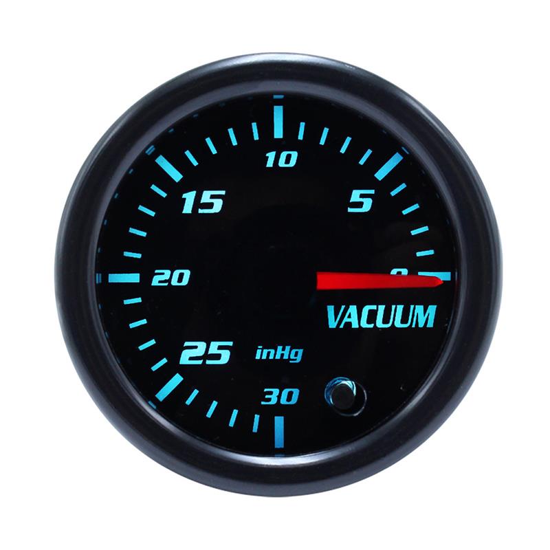 7 Color 2&quot; 52mm Tacometro RPM Meter LED Car Auto Tachometer Gauge Gauge Vacuum Car Meter Pointer Universal for Gasoline Motor: Vacuum Gauge