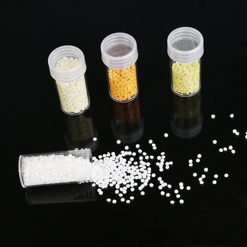 Clear Plastic Bead Storage Containers Set Jars Diamond Painting Accessory Box H056