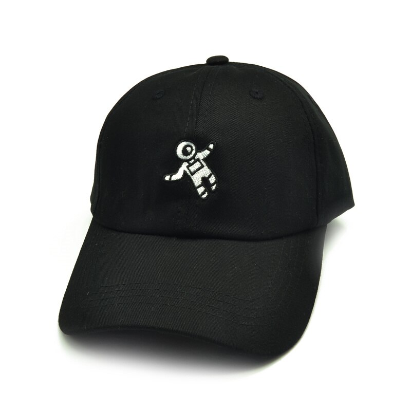 Spaceman baseball kasket unisex broderi astronauter hat far kasketter justerbar bomuld snapback hatte 4 farver til rådighed