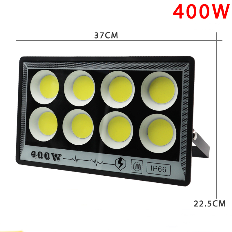Éclairage LED 50W 100W 200W 300W 400W 500W 220V projecteur IP65 lampe étanche Led projecteur extérieur jardin lampadaire: vert clair / 2700-9999 K