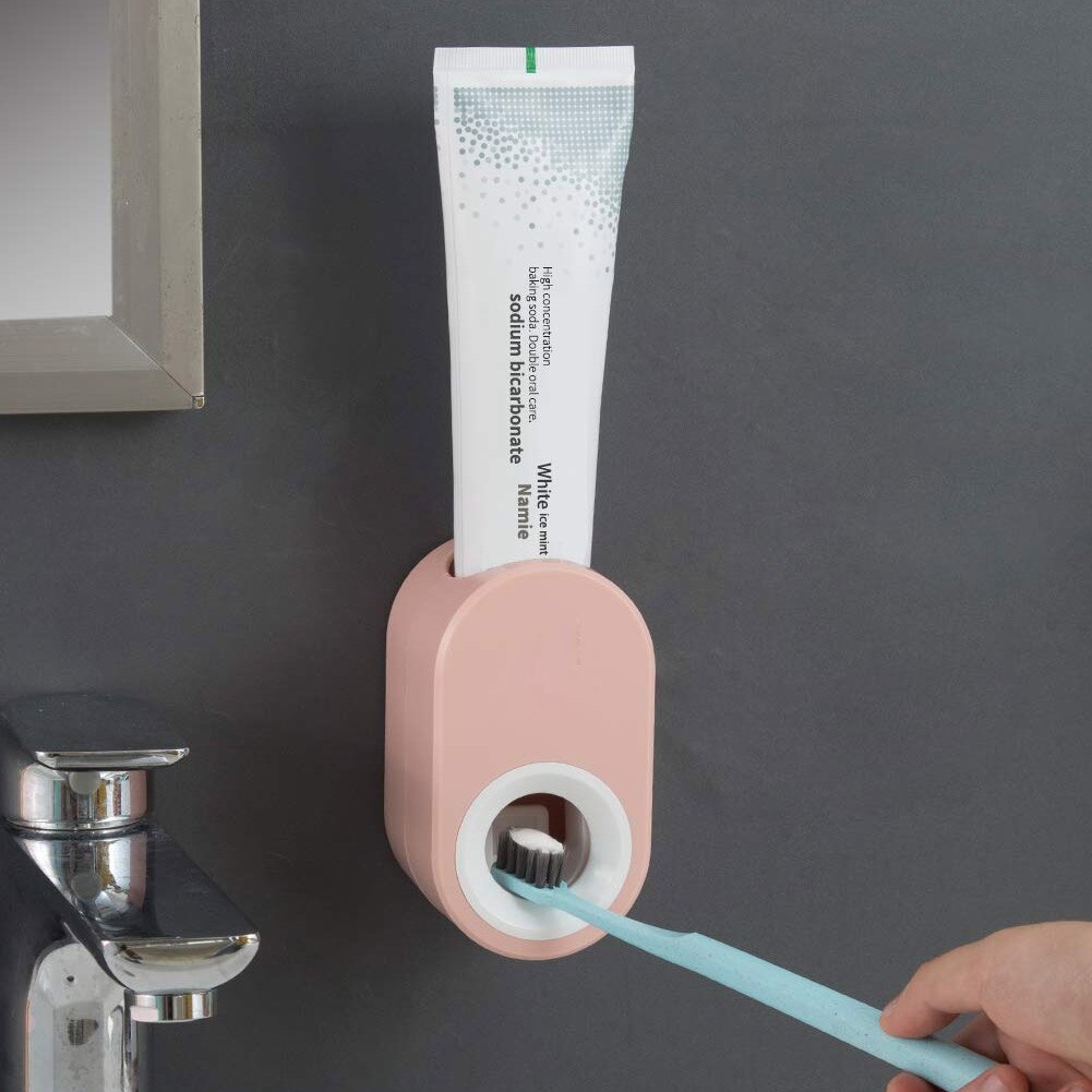 Automatic Toothpaste Dispenser Hands Free Toothpaste Squeezer for Family Washroom Bathroom Universal