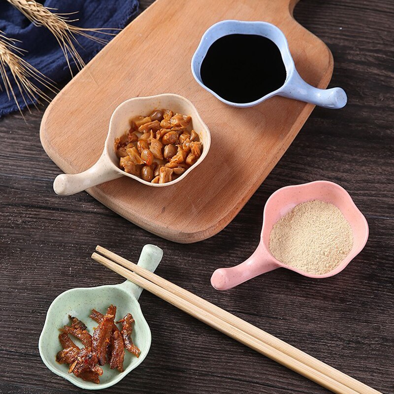 Multi-purpose Sauce Plate Round Polygon Square Japanese Style Color Sauce Sauce Dish Seasoning Plate Home Accessories