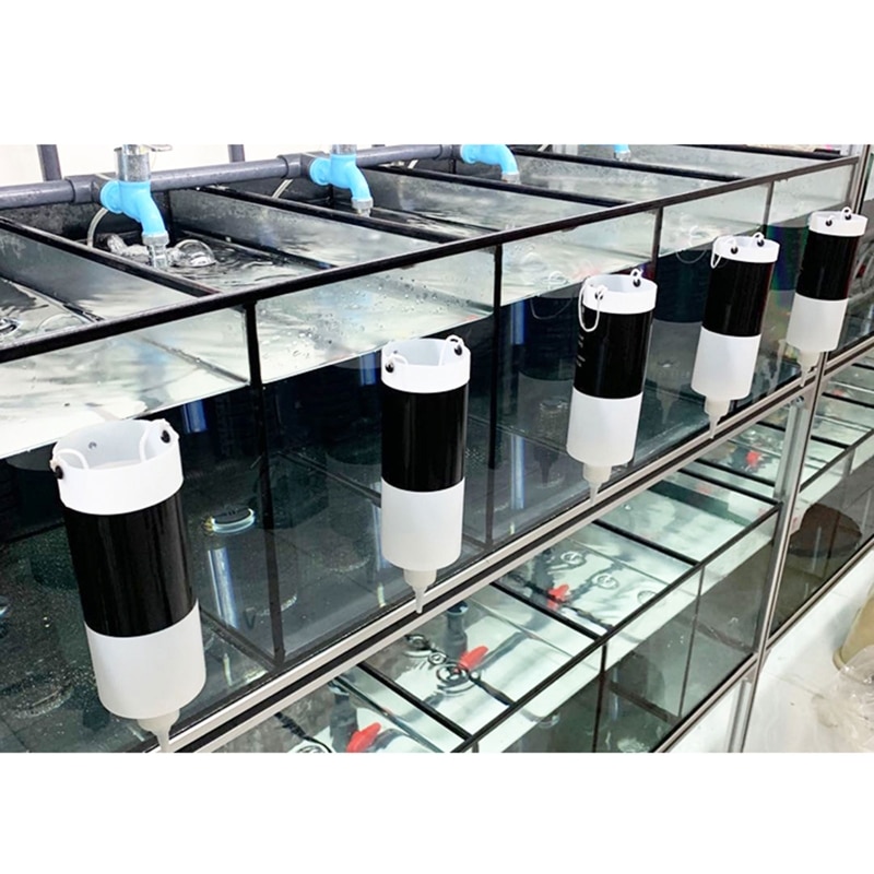 Akvarium saltlage rejer inkubator baby fisk foder fe æg artemia levende luge værktøjer akvarieudstyrssæt