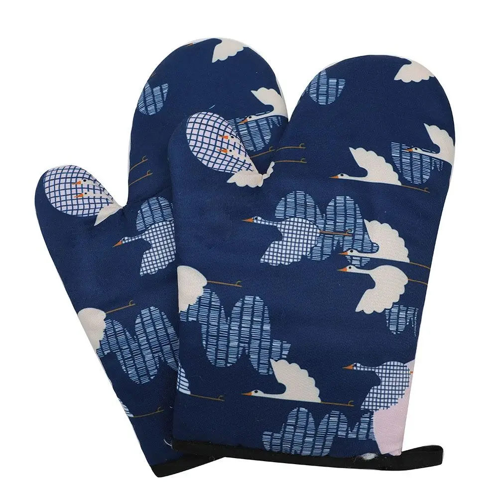 1pcs Heat-insulating Gloves, Anti-scald Microwave Gloves, High Temperature Resistant Kitchen Baking Oven Gloves: Colorful