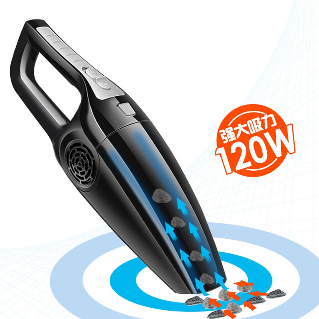 Portable Car Vacuum Cleaner 5 meterLine Wet And Dry Dual Use Vacuum Cleaner Auto Clean 12V 120W Handheld Car Maintenance