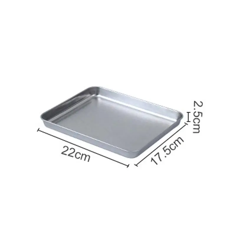 Edelstahl-Grilltablett, flaches Chassis, vielseitig einsetzbar, abnehmbares Kühlregal, Tablett-einstellen, antihaftbeschichtete Kuchen-Backform für sterben Küche: Orange
