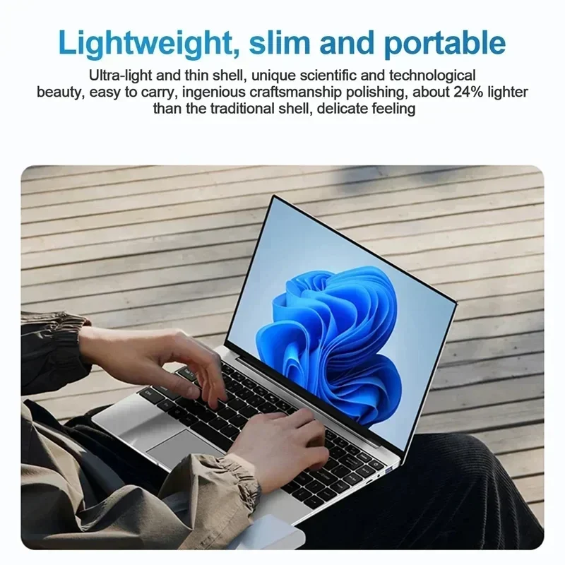 Portable i7 Windows 11 Laptop Computer PC 14.1" 1920*1080 Notebook 12GB RAM 1TB 2TB SSD Intel Core i7 7500U Gaming Laptops