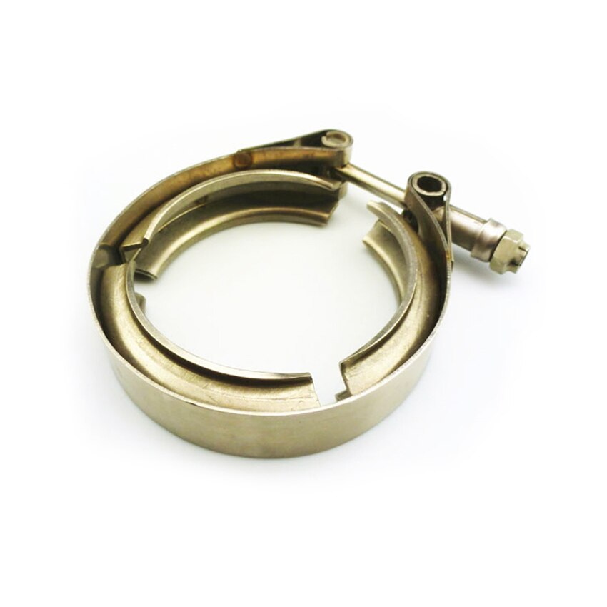 Zuczug 1.5 tum  to 6.0 tum  ss304 v band klämma med metallmutter endast för turbo avgas stuprör-klämma