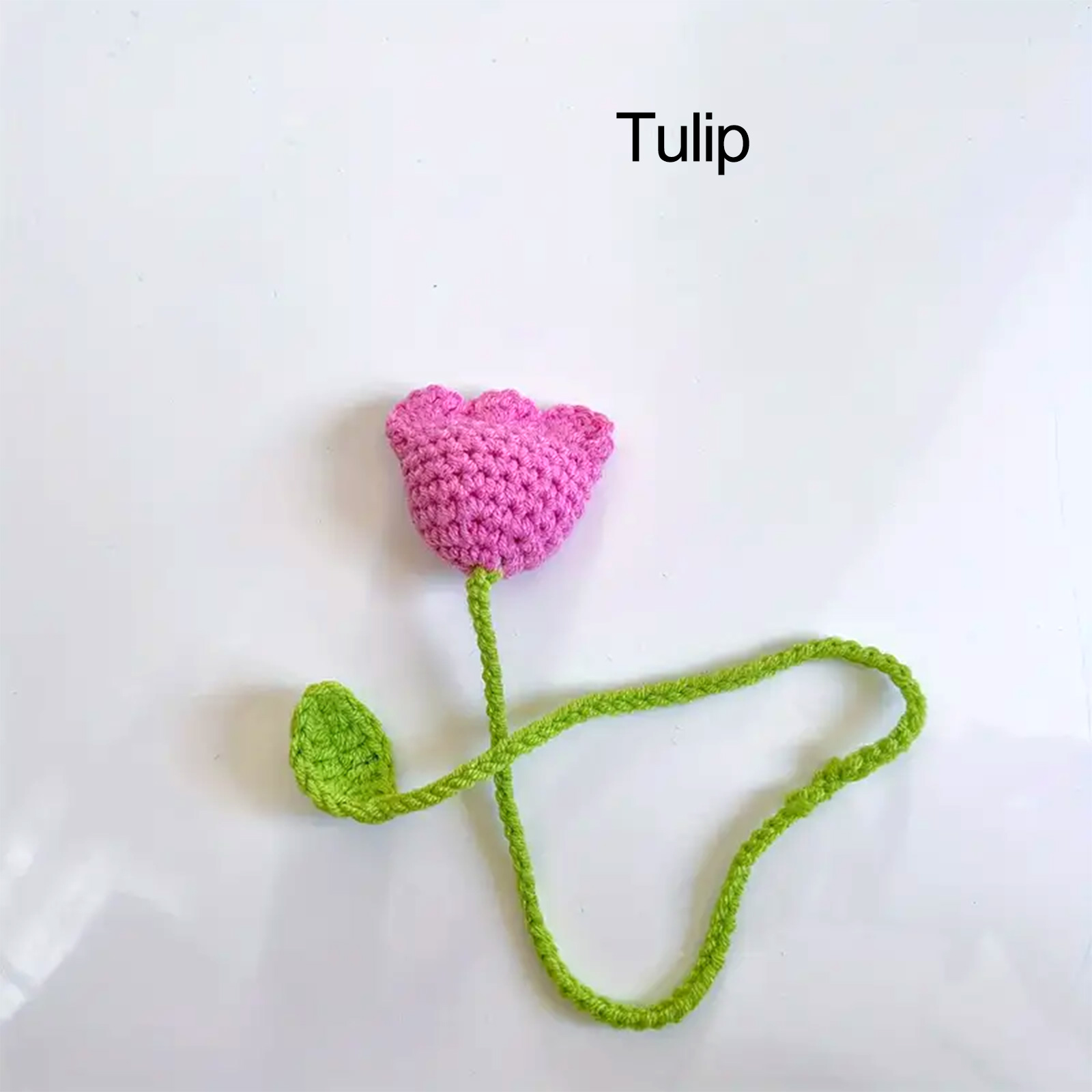 Marcapáginas hecho a mano, 4 estilos, flores de ganchillo, hecho a mano para amantes de los libros, profesores, correas de hebilla de cortina, 1 unidad