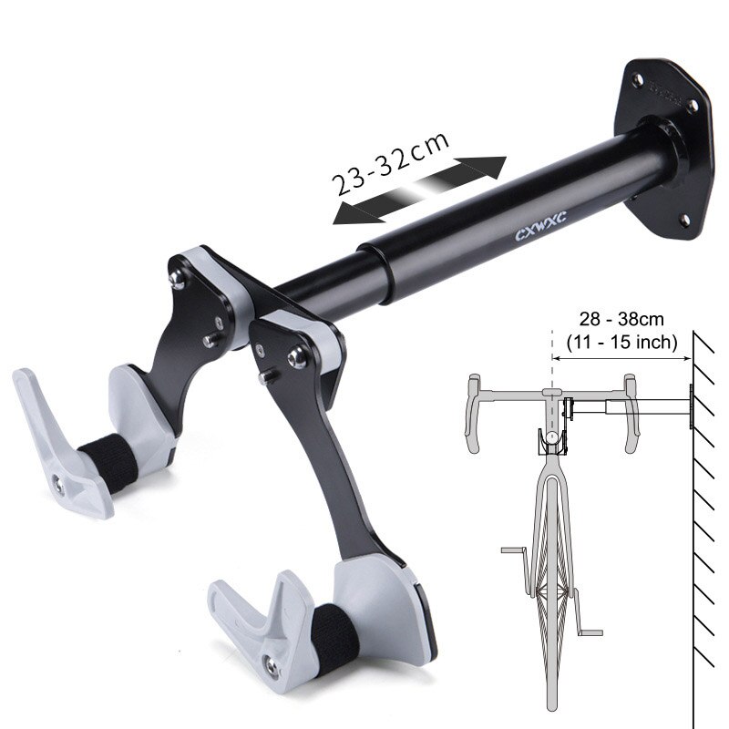 Bicicleta da bicicleta rack de estacionamento ajustável mtb estrada da bicicleta montagem na parede gancho ciclismo expositor rack de armazenamento vertical interior da bicicleta
