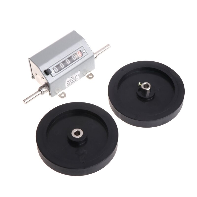 1-9999.9M Meter Counter Rolling Wheel Mechanical Length Counter