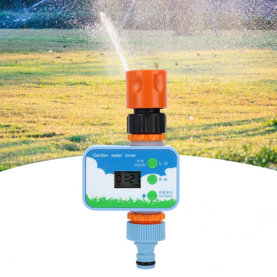 G1/2in Garden Irrigation Water Timer Solenoid Valve Intelligent Watering Timer with Connector Gardening Accessories