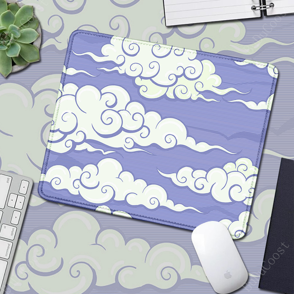 XS Bureaukleed Kawaii Roze Wolk Schattig Tafelkussen Gaming Kleine Muismatten Rubberen Toetsenbordmatten 18x22cm Antislip Beste keuze Muizen Pad