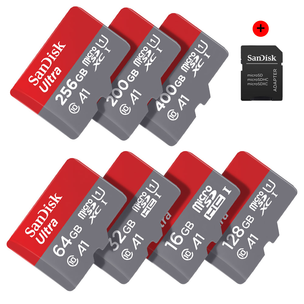 SanDisk Speicher Karte 64G 128G 16G SDHC EVO plus MicroSD Micro SD C10 4K TF Trans flash 32 GB Klasse 10 Telefon Karten für go pro