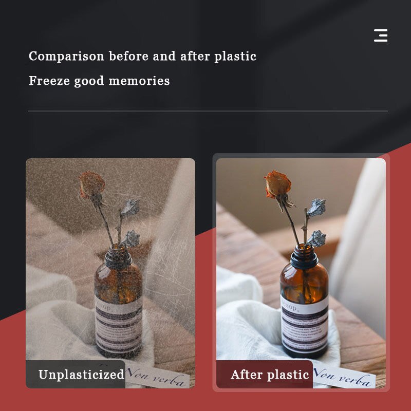 A4 Laminator Machine Use for Home Office or School Suitable for Use with Photos Document Certificate Material Laminating