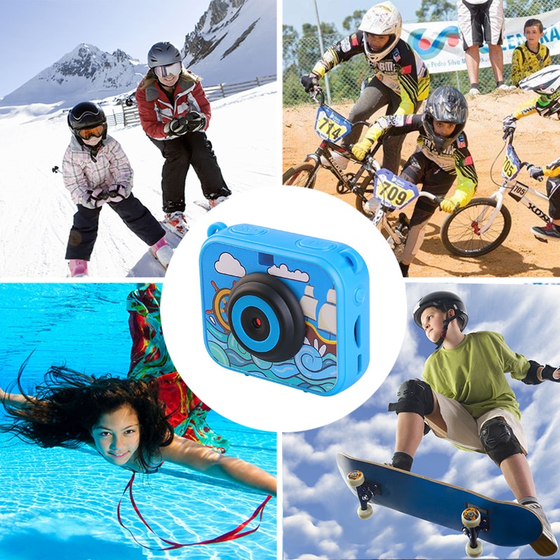 Mini Kids Digital Camera Waterproof 30M 1080P Photo Video 120D Camera Recoder Camcorder For children Easy use