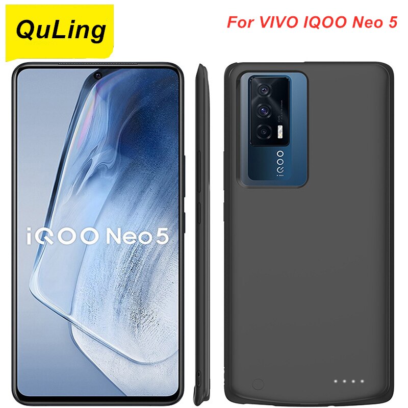 Quling 6800 Mah Voor Vivo Iqoo Neo 5 Batterij Case Neo 5 Batterij Oplader Bank Power Case Voor Iqoo Neo 5 Batterij Case