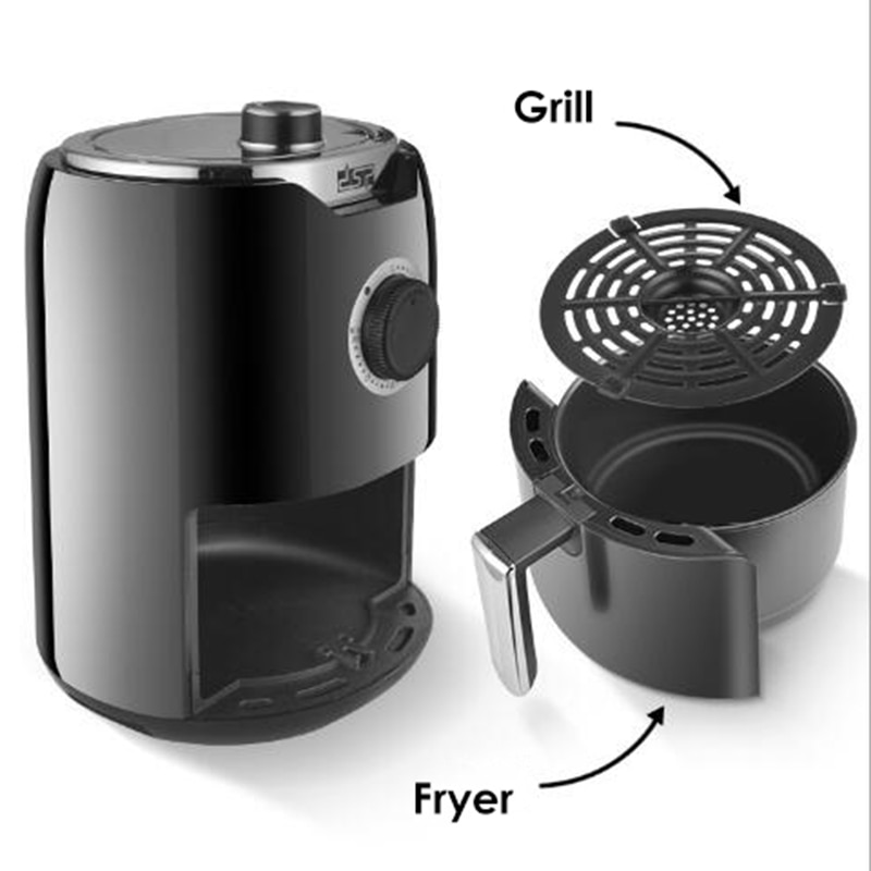 Household 2.5L Air Fryer Multi-Function Electric No Oil Mini Air Fryer Oven Small Baking Cake Pizza Chips Compact