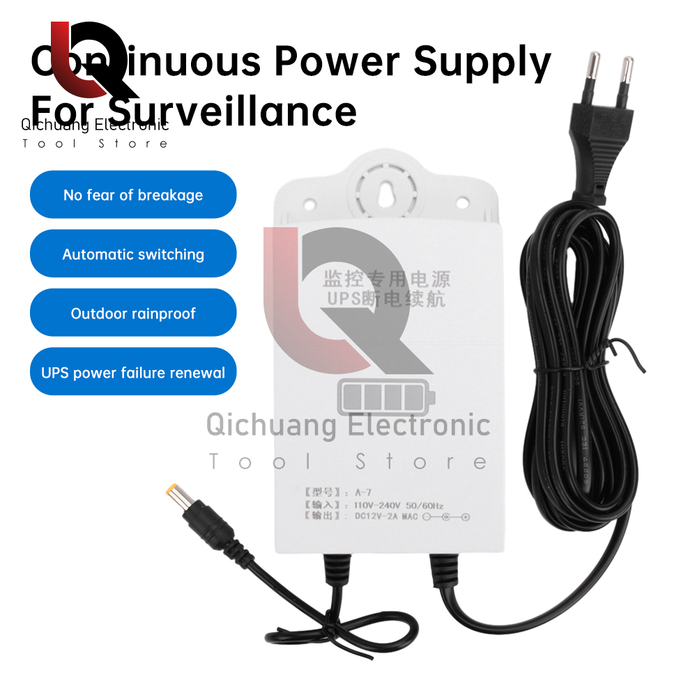 12v ups avbrottsfri strömförsörjning multifunktionell mini ups batteri backup säkerhet standby strömförsörjning för wifi ip kamera