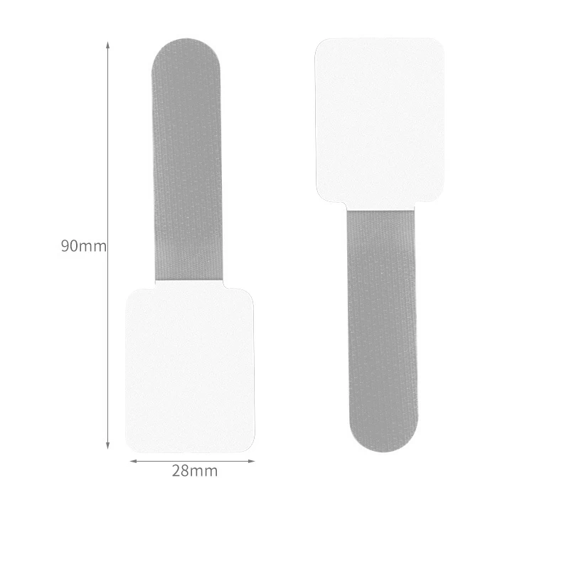 5/12/20Pcs Hook and Loop Tape Wire Organizer 3M Self Adhesive Cable Ties Desk Wire Organizer Cable Straps Wrap Zip Bundle Ties: 5x450mm / Silver