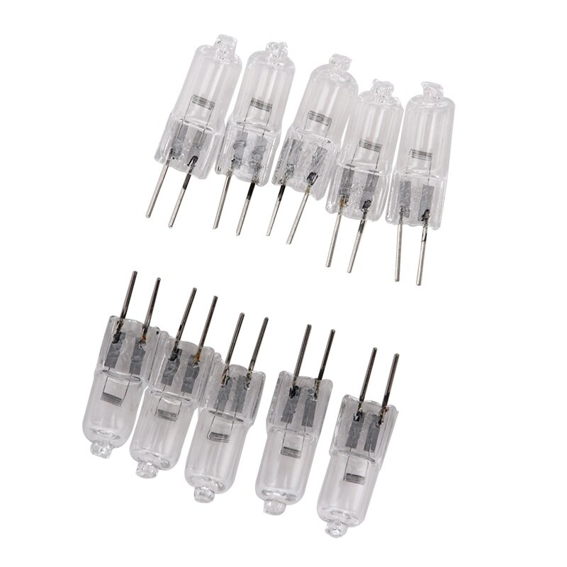 10 stücke, G4 Halogen lampe 12V 35W Stift lampe warm weiß