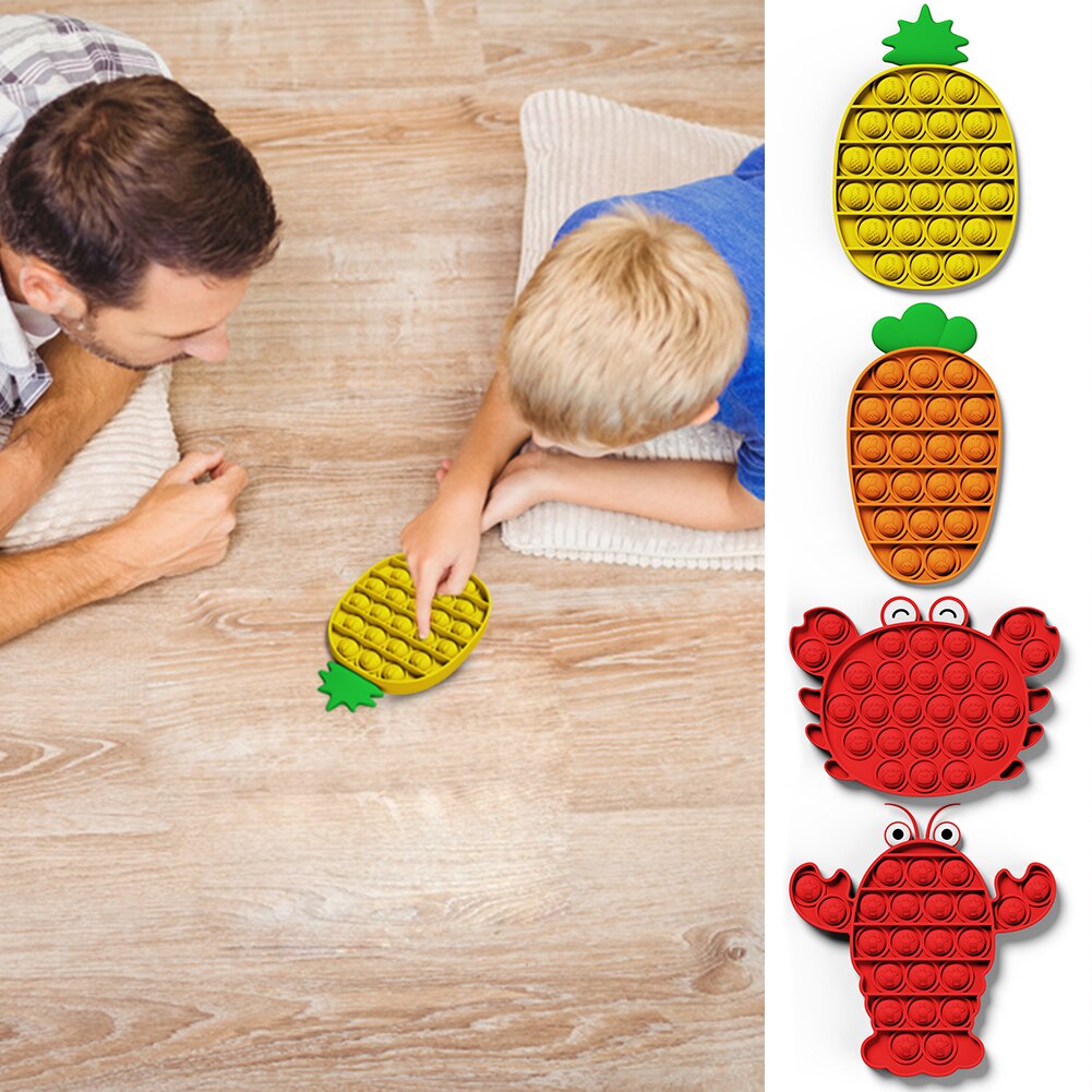 drücken blasiert Zappeln Dekompression Sensorischen Spielzeug ungiftig Spaß Tabletop Puzzle quetschen Spielzeug für Autismus Stressabbau Pop Es