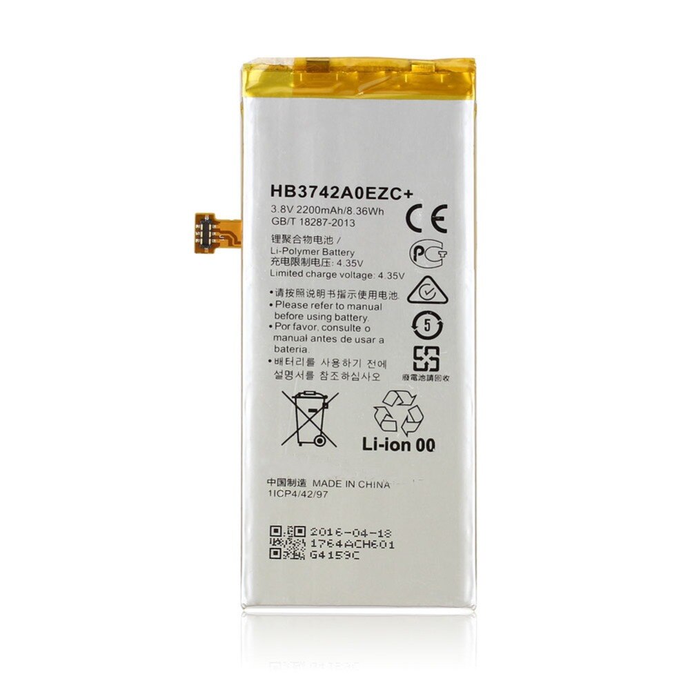 Per Huawei P8 Lite Sostituzione Della Batteria di Alta Qualità 3.8 V 2200 mAh Li-Polymer Batteria Per Huawei Ascend P8 Lite HB3742A0EZC + #20