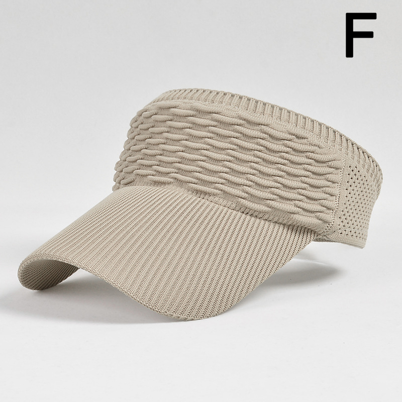 Summer Women's Empty Top Duck Tongue Baseball Cap Sun Visor Hip Hop Golf Cap Outdoor Sports UV Sunscreen Sun Hat: F