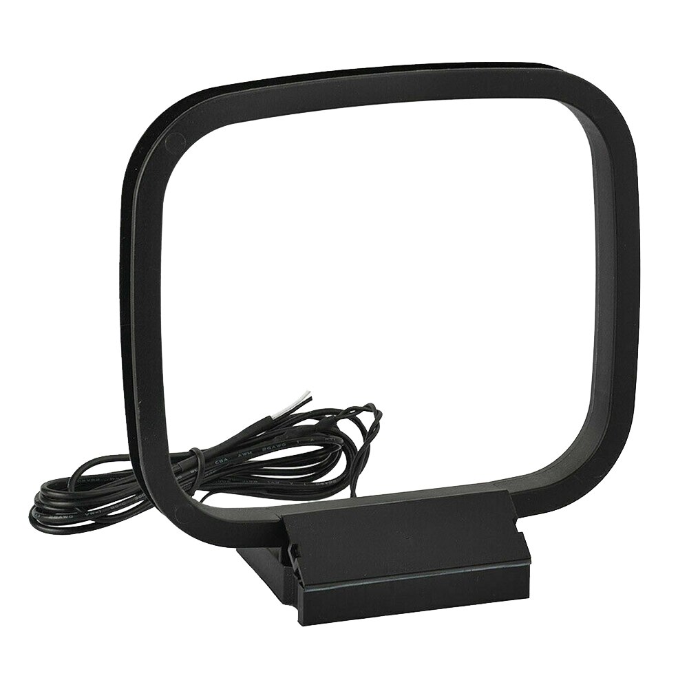 Connecteur de fil Radio FM Stable 2 broches, système Audio antirouille, son stéréo, récepteur de Signal d&#39;intérieur, antenne à boucle AM universelle