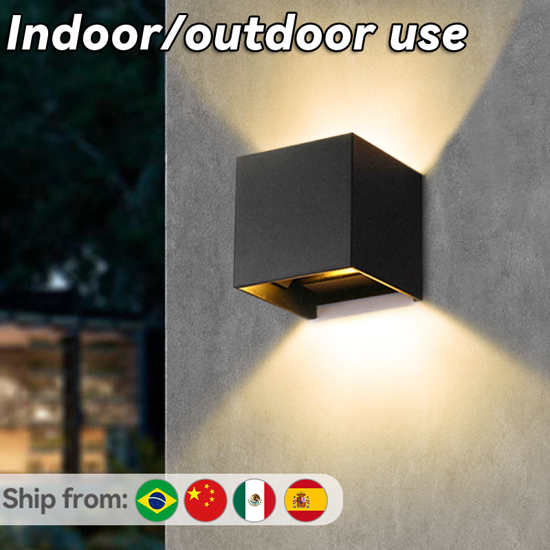 110V 220V LED-Außenwand leuchten wasserdichte Wand leuchten 6//12w für Innenhof Straßen garten Dekoration Haus leuchte