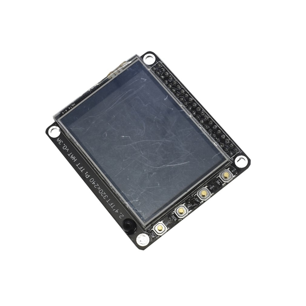 2.4 Inch 320 240 Touchscreen TFT Screen LCD Display Hat With Buttons IR Sensor For Raspberry Pi 4B/3B/2B+/A+: A