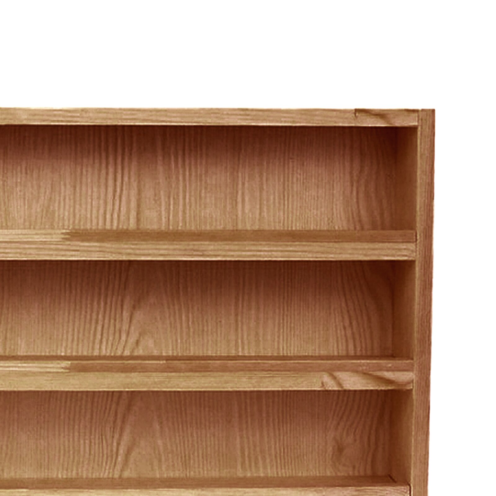 3 cravatte cremagliera di archiviazione desktop mini libreria da tavolo file nastro titolare marrone