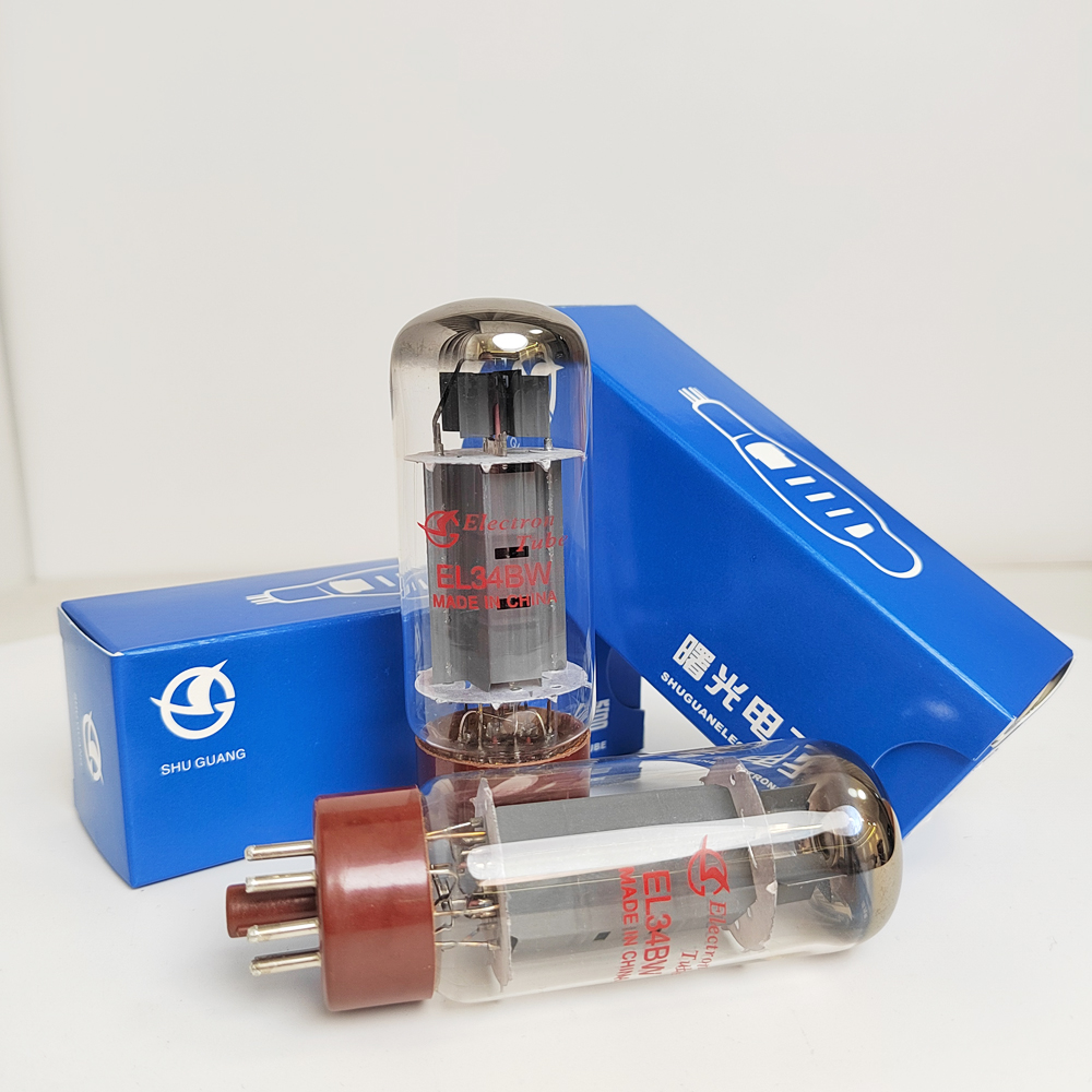 ShuGuang EL34BW Lampa próżniowa DIY HIFI Audio Valve Zastępuje 6CA7 EL34B 6P3P 5881 6550 KT88 EL34M EL34 Zestaw wzmacniacza lampowego: W kolorze khaki