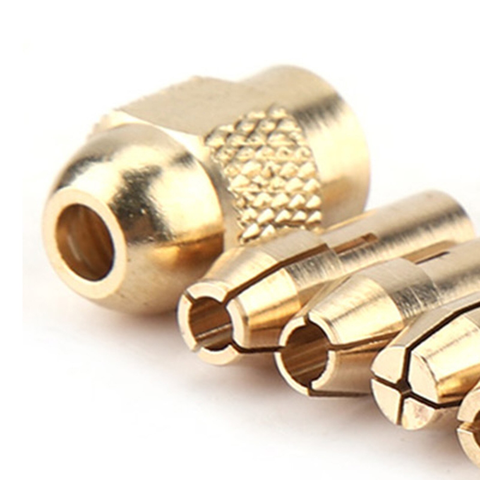 Mini taladro de latón de 11 piezas, Portabrocas para herramienta rotativa Dremel de 0,5-3,2mm, latón y tuerca para amoladora eléctrica, accesorios para herramientas giratorias