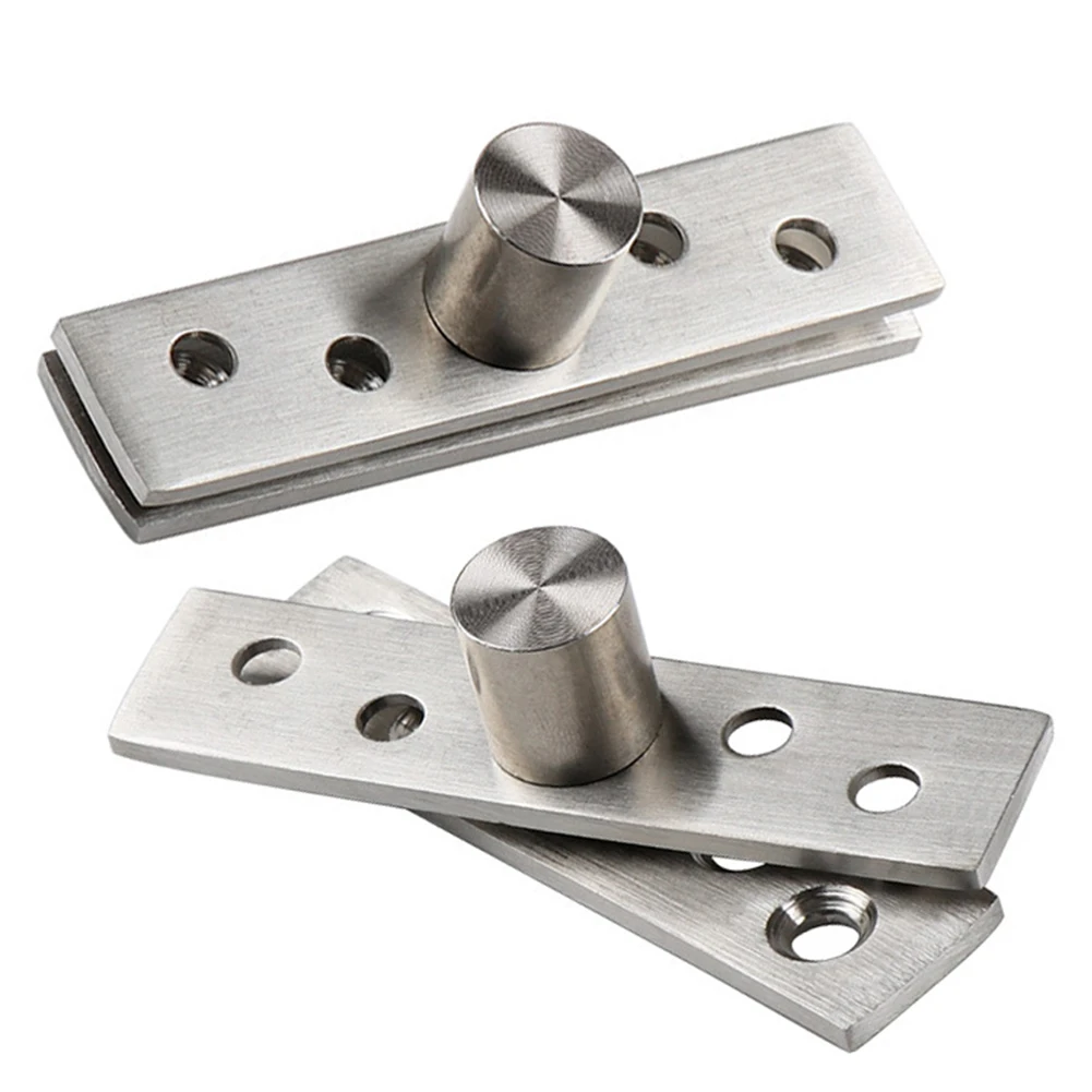 360° Rotation Heavy Duty Door Pivot Hinge Stainless Steel Concealed Revolving Door Hinge Funiture Hardware